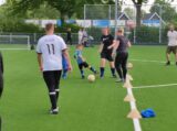 Laatste training S.K.N.W.K. JO7-1 van seizoen 2022-2023 (partijtje tegen de ouders) (65/130)